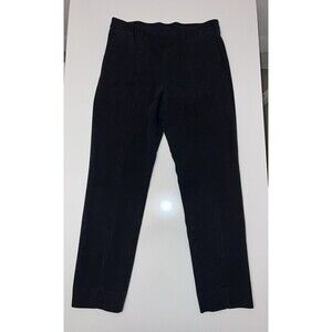 J.Jill Size 6 Black Essential Slim Ankle Cotton Stretch Pull On Dress Pants